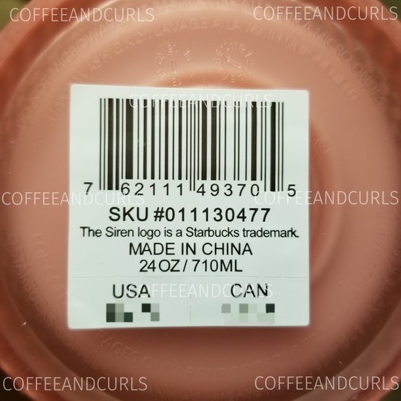 Starbucks Pink Lemonade Soft Touch Studded Venti 24oz NWT - Picture 7 of 8